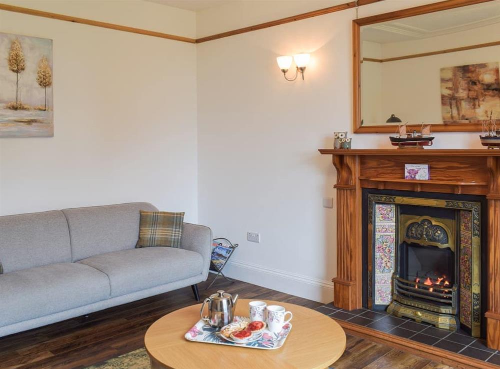 Living room at Wayside Cottage in Dunoon, Argyll