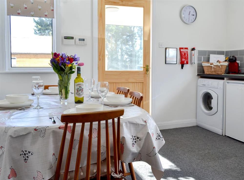 Dining area at Wayside Cottage in North Frodingham, near Driffield, Yorkshire, North Humberside
