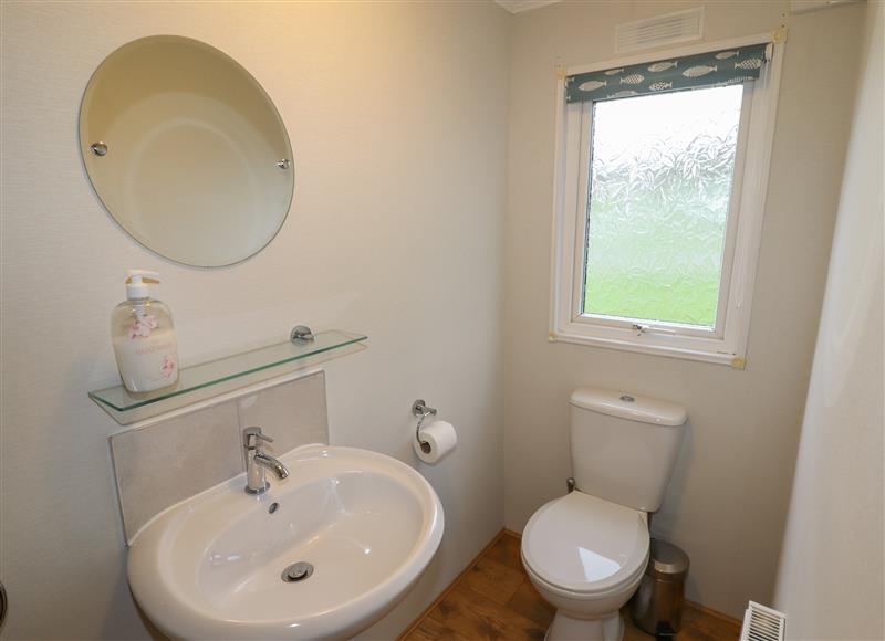 Bathroom at Wayside Lodge, Aston On Clun