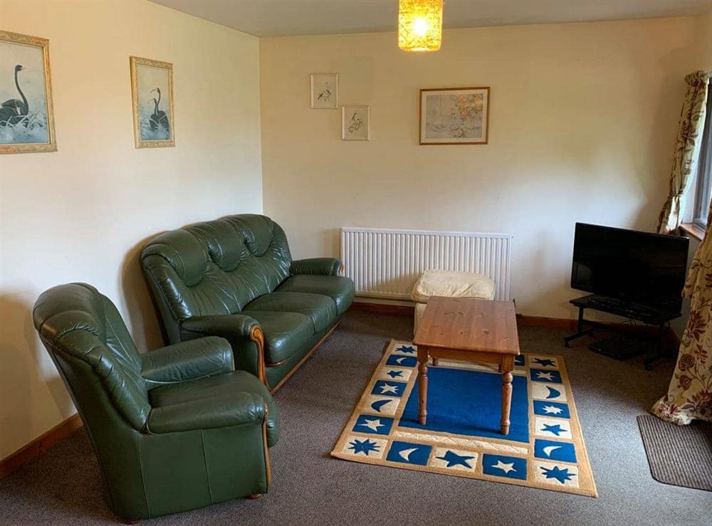 Living area at Sycamore Lodge, 