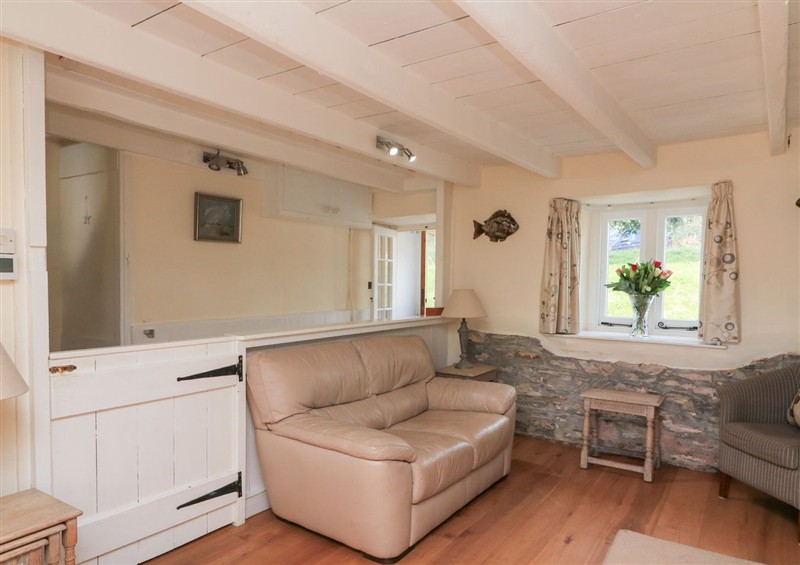 The living area at Wayside, near Kingsbridge