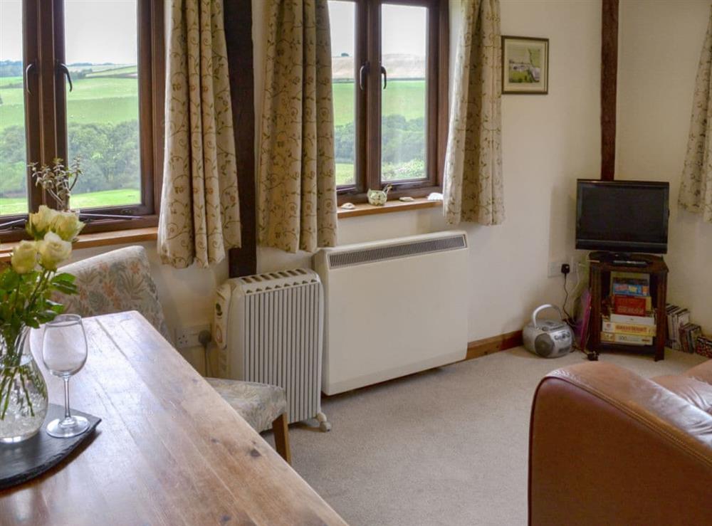 Open plan living/dining room/kitchen at Weach Barton Granary in Bideford, Devon