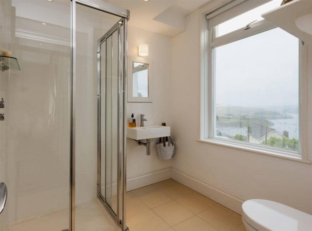 En-suite shower room at Weald in Salcombe, Devon