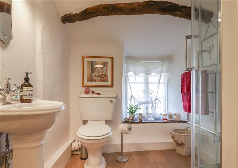 This is the bathroom at Weavers Cottage, Chagford
