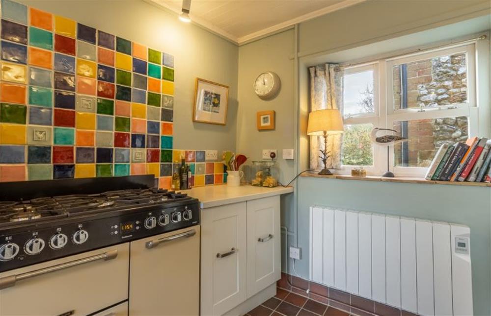 Ground floor: Kitchen with window to the front at Weavers Cottage, Docking near Kings Lynn