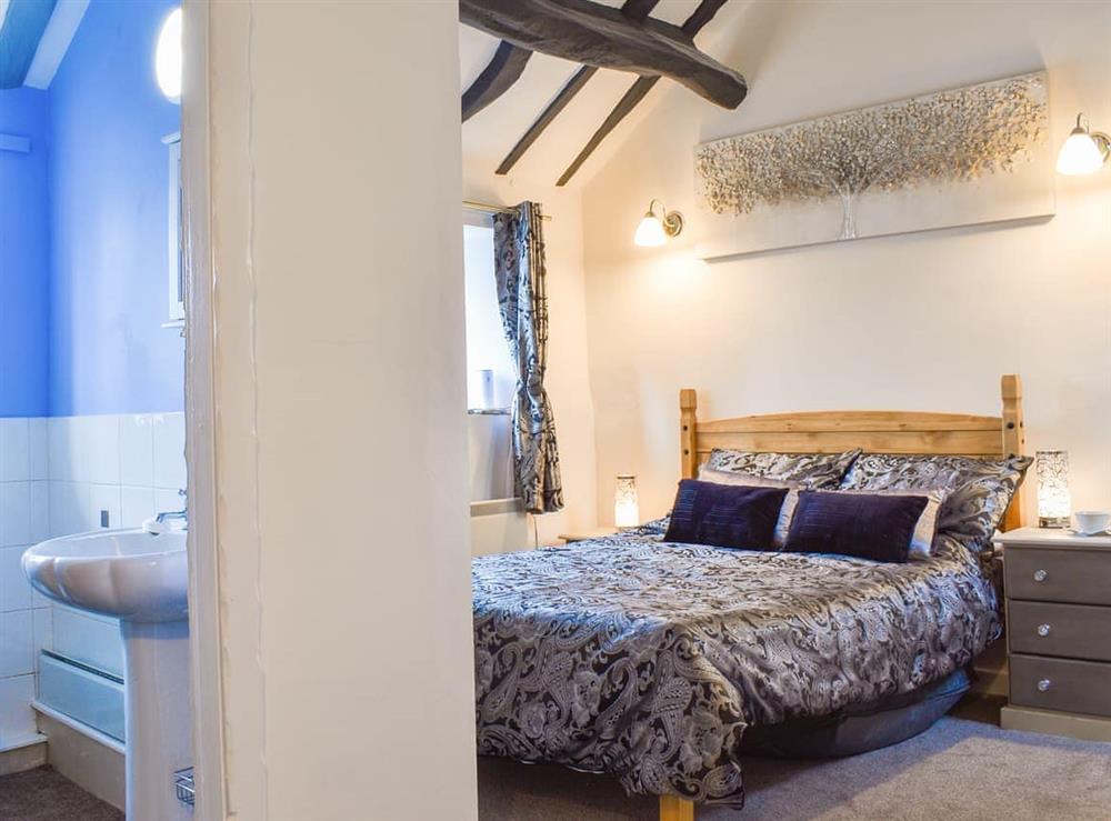 Double bedroom at Weavers Cottage in Holmfirth, West Yorkshire