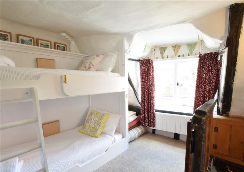 One of the bedrooms at Weavers Cottage, Lavenham, Lavenham