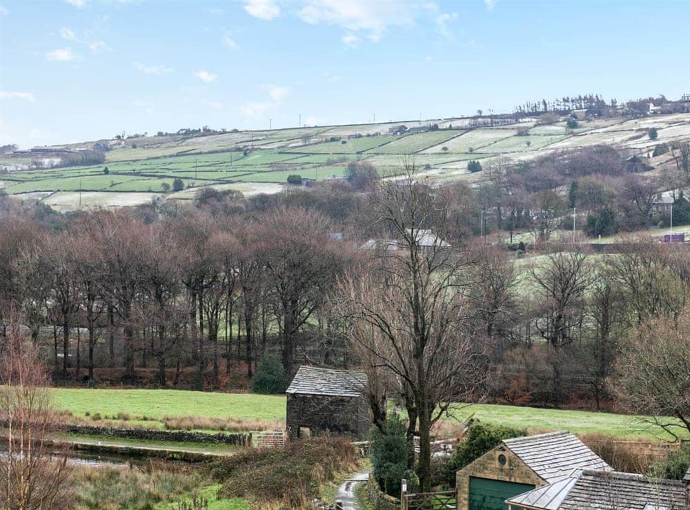 View at Weavers Cottage in Slaithwaite, near Huddersfield, West Yorkshire