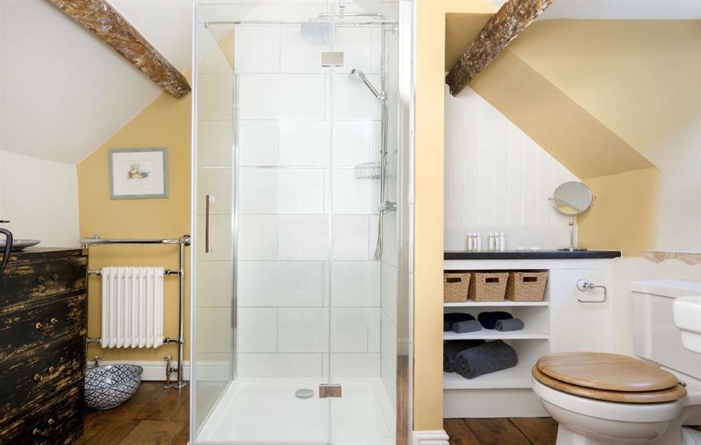 Second floor: Shower room at Weavers Cottage, Watledge