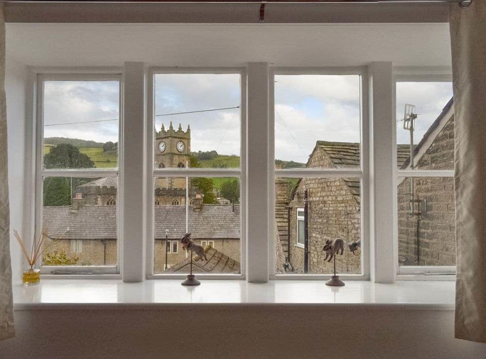 Lovely views from the front window at Weavers Houses in Hayfield, near Glossop, Derbyshire