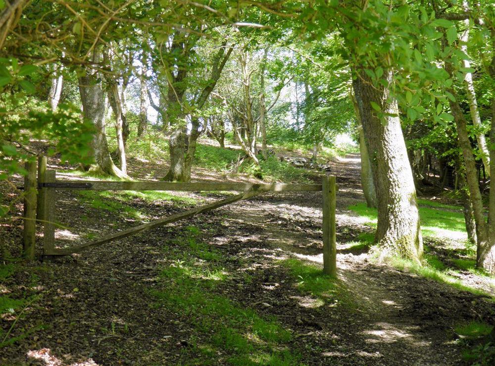 The property has access to miles of woodland and countryside walks from the doorstep