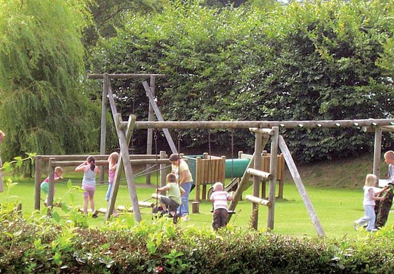 Children’s play area at Webbers Country Park in Woodbury, Exeter, Devon