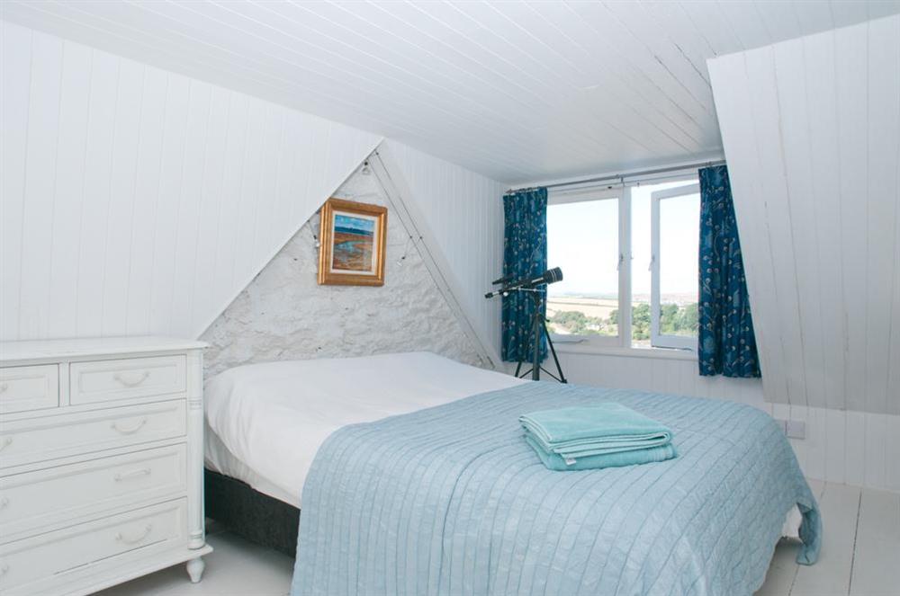 Master bedroom with lovely views at Wedgwood in Salcombe, Devon