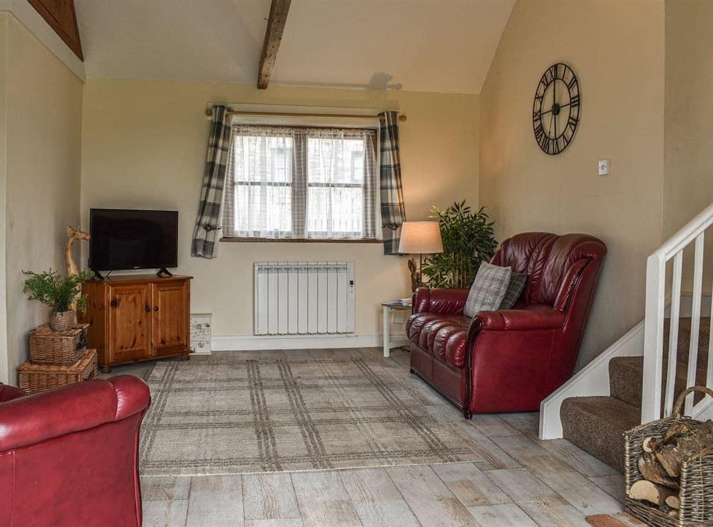 Living room at Wedlands- Beamers Barn in Torrington, Devon