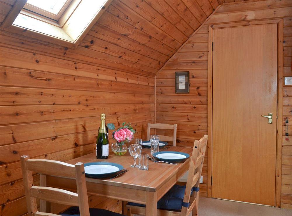 Open Plan Wood Panelled Dining Area at Wee Ben in Pitlochry, Perthshire