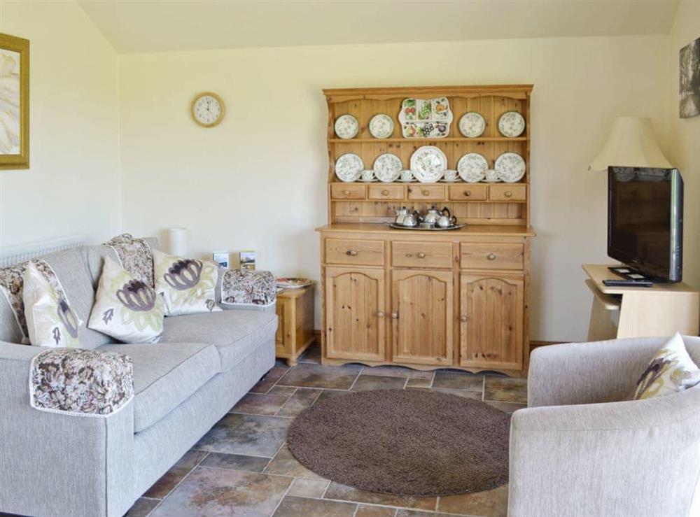 Open plan living/dining room/kitchen at Weetwood Lodge in Weetwood, near Kelsall, Cheshire