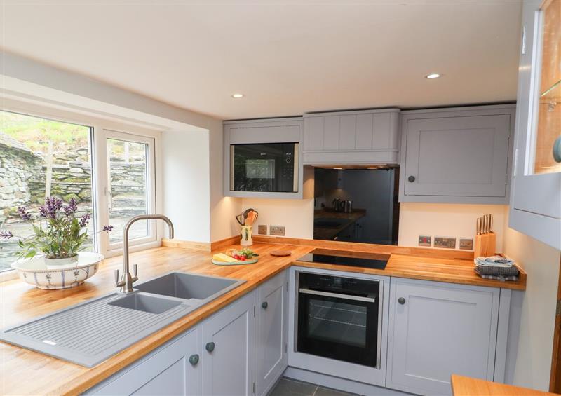 This is the kitchen at Weir Cottage, Chapel Stile