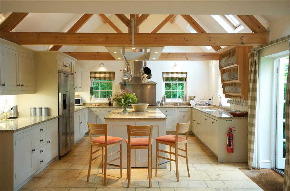 The well-equipped, spacious kitchen at Weir House, Bruern, near Chipping Norton