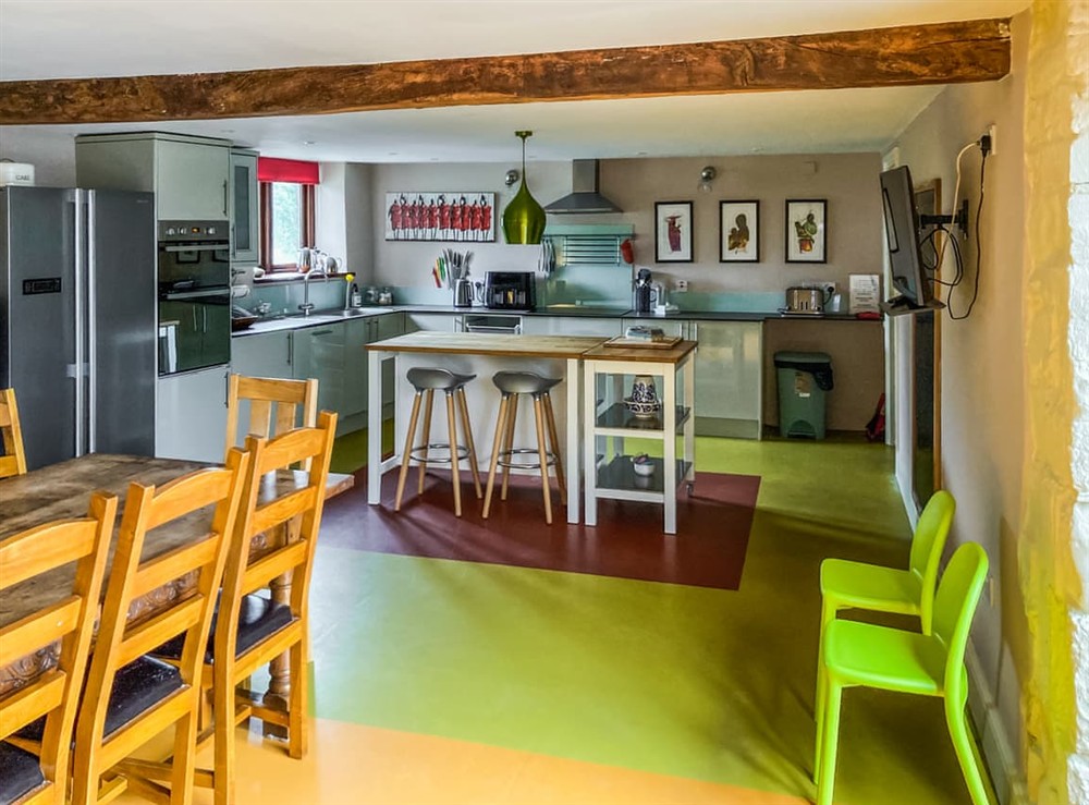 Kitchen (photo 2) at Weirmarsh Big Barn in Umberleigh, Devon