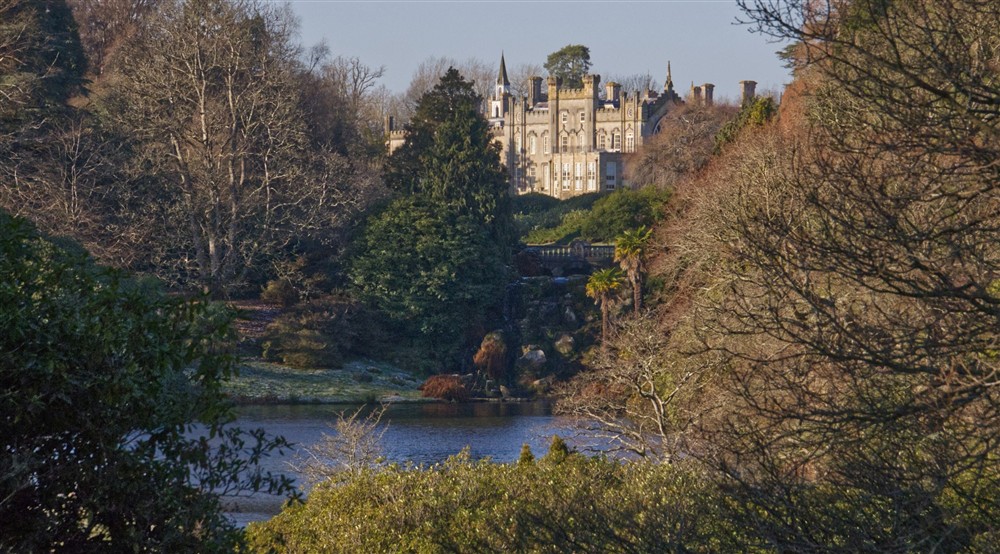 Sheffield Park and Garden in winter, East Sussex at Welbeck Cottage in Uckfield, East Sussex