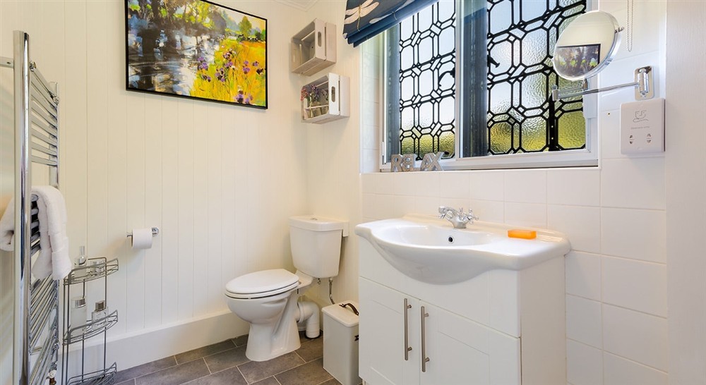 The bathroom at Welbeck Cottage in Uckfield, East Sussex