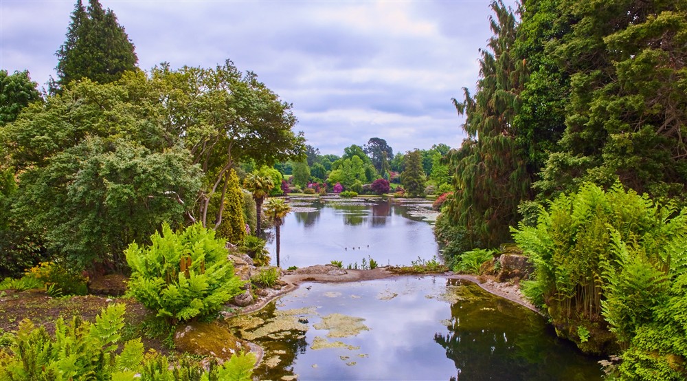 The picturesque Sheffield Park and Garden, East Sussex at Welbeck Cottage in Uckfield, East Sussex