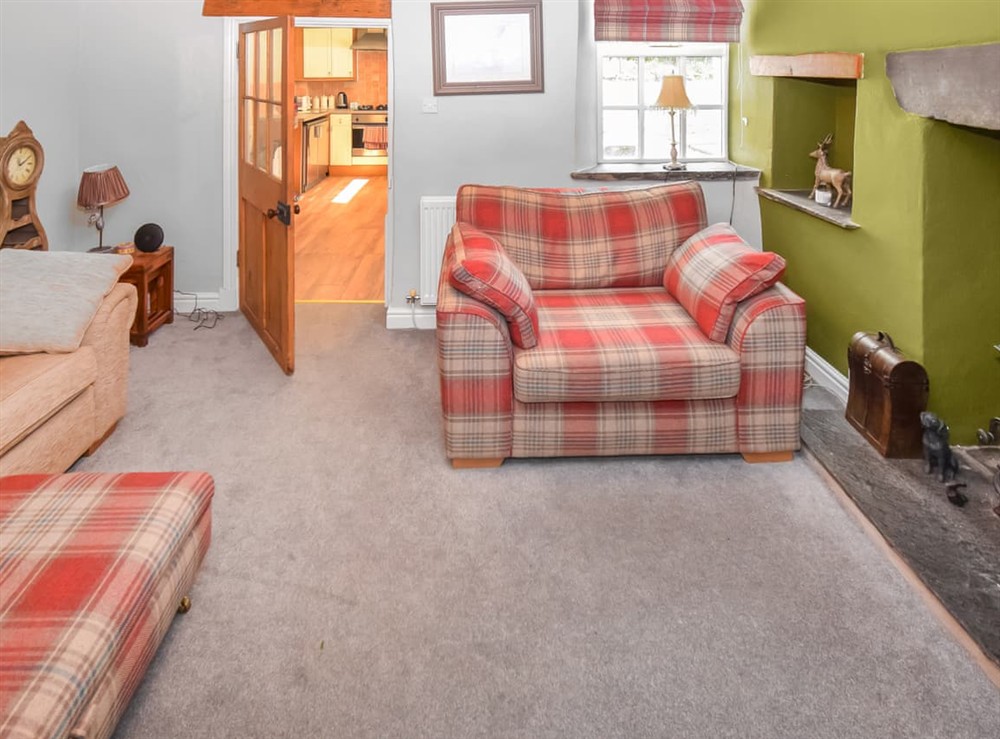 Living room at Welcome Cottage in Bowness-on-Windermere, Cumbria