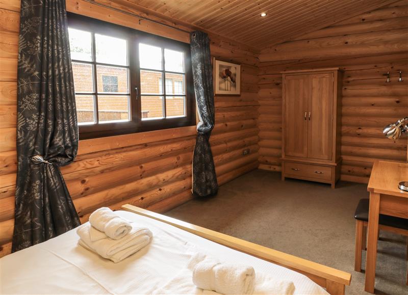 This is the setting of Welcome Hjem Log Cabin at Welcome Hjem Log Cabin, Morpeth near Felton