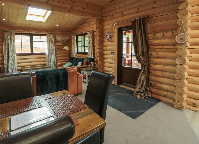 This is Welcome Hjem Log Cabin at Welcome Hjem Log Cabin, Morpeth near Felton