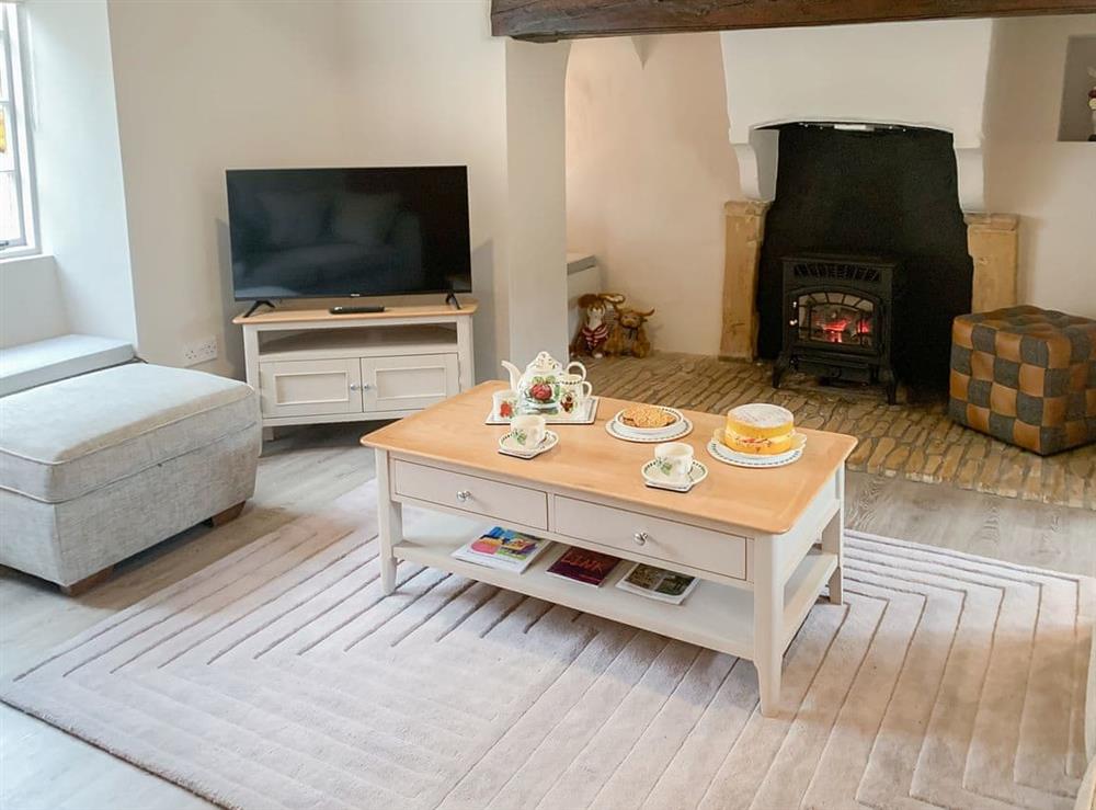 Living room at Well Cottage in Cottesmore, near Oakham, Rutland, Leicestershire