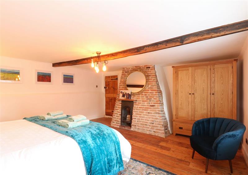 One of the bedrooms at Well Cottage, Grimston