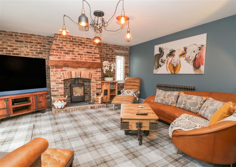 The living area at Well Cottage, Leven Near Beverley