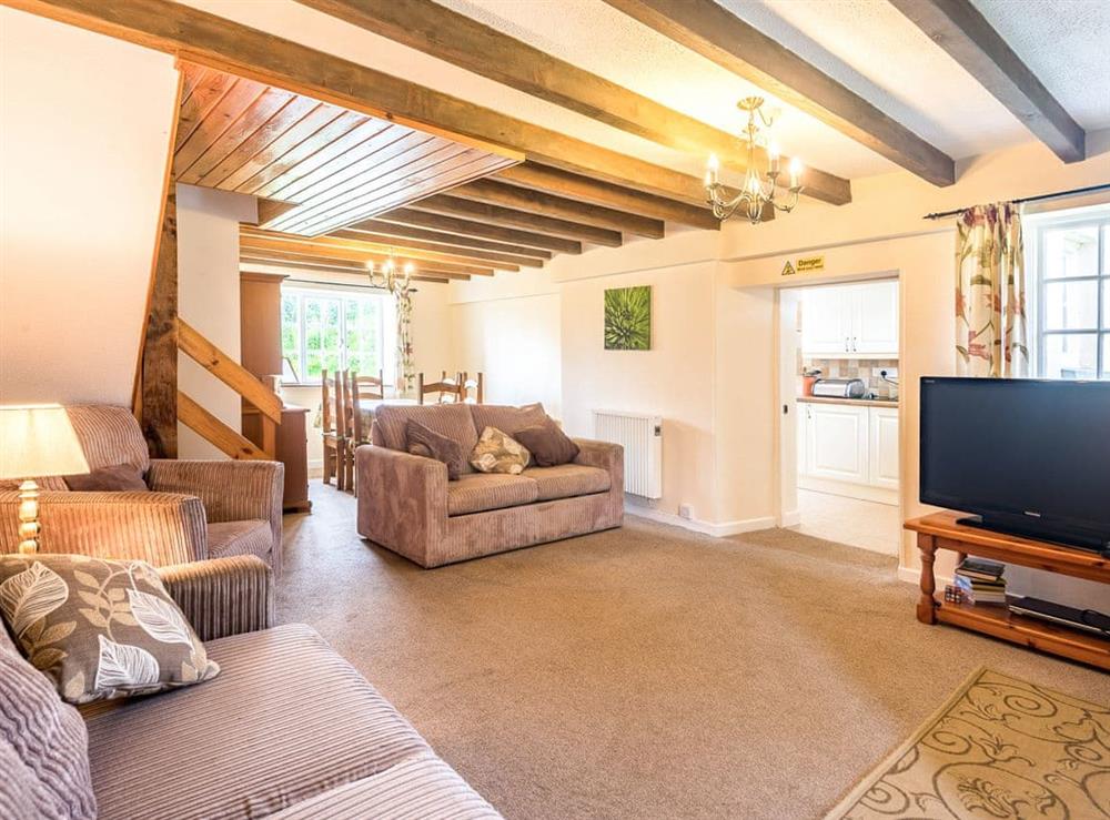 Living area at Well Farm Cottage, 