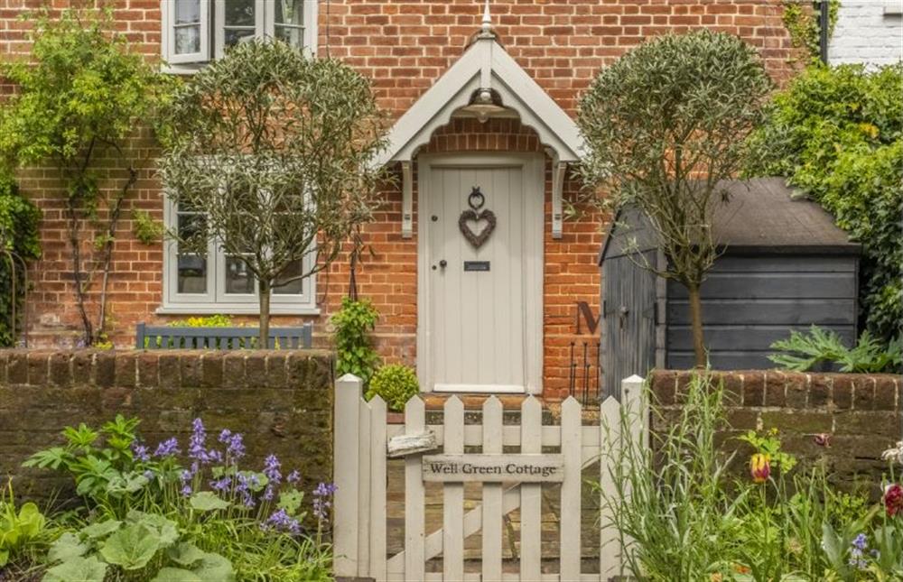 Entrance into the pretty cottage