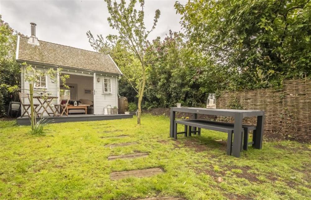 Further outdoor furniture beside the summerhouse