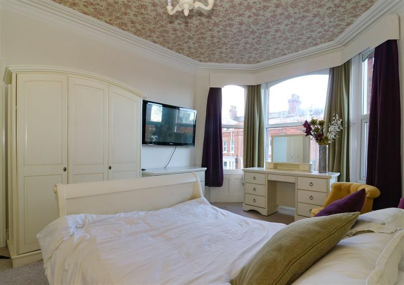 One of the bedrooms at Wellington House, Bridlington