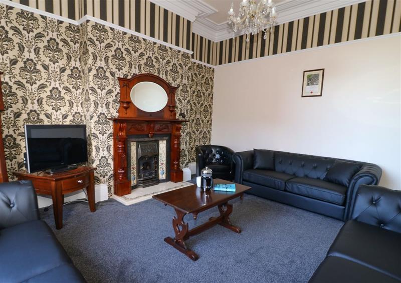 The living room at Wellington House, Bridlington