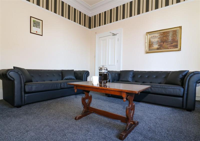 This is the living room at Wellington House, Bridlington