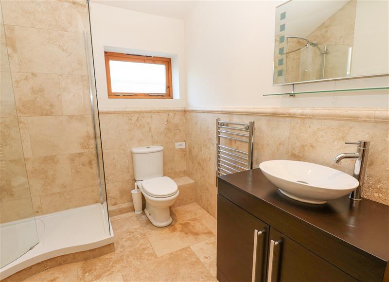 This is the bathroom at Wellington Lodge Cottage, Middleton Tyas