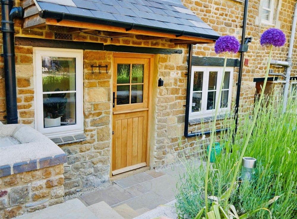 Rear of property at Wells Cottage in Hook Norton, near Chipping Norton, Oxfordshire