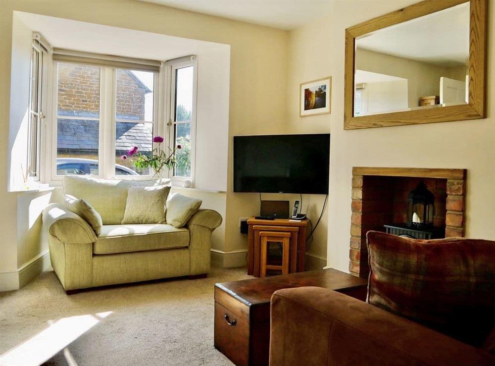 Welcoming living room at Wells Cottage in Hook Norton, near Chipping Norton, Oxfordshire