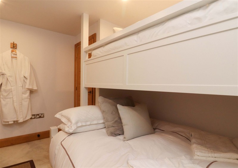 One of the 2 bedrooms at Welly Bob Cottage, Airton