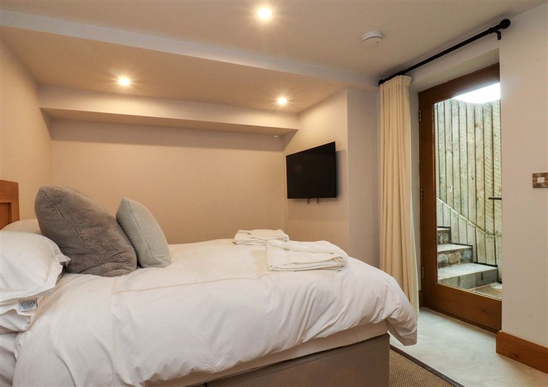 One of the bedrooms at Welly Bob Cottage, Airton