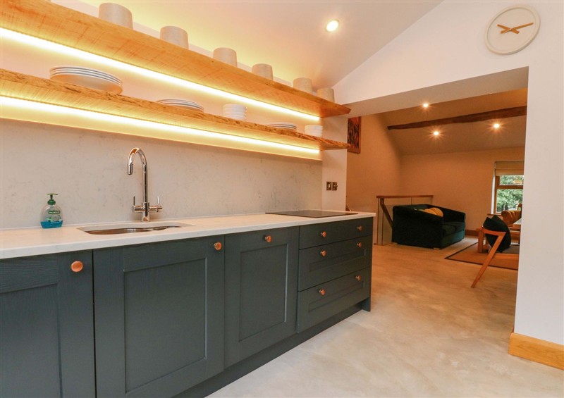The kitchen at Welly Bob Cottage, Airton