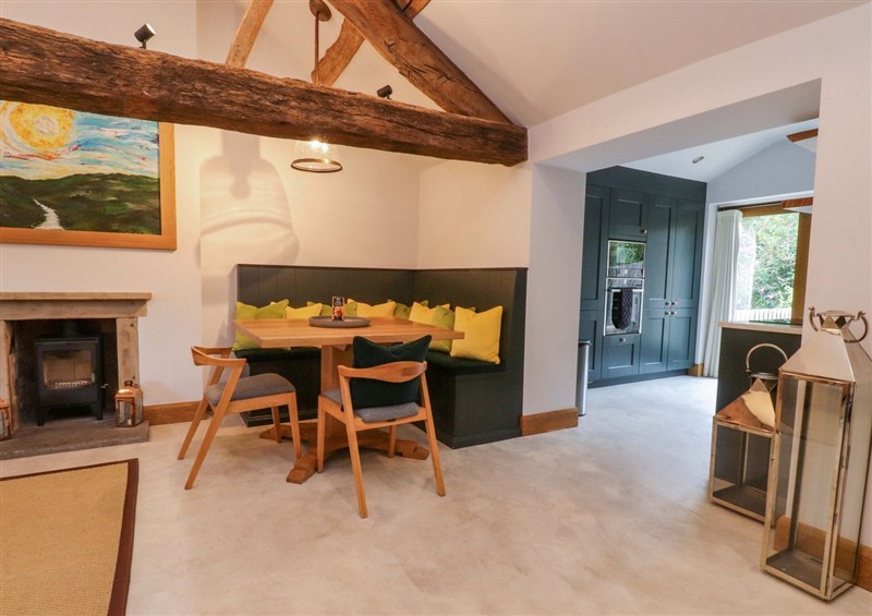 The living room at Welly Bob Cottage, Airton