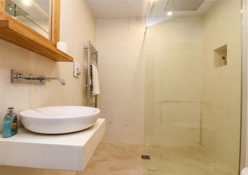 This is the bathroom at Welly Bob Cottage, Airton