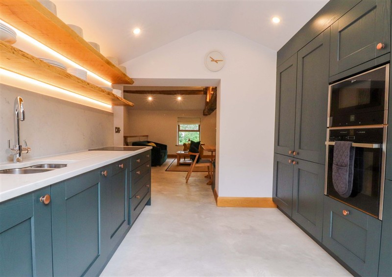 This is the kitchen at Welly Bob Cottage, Airton