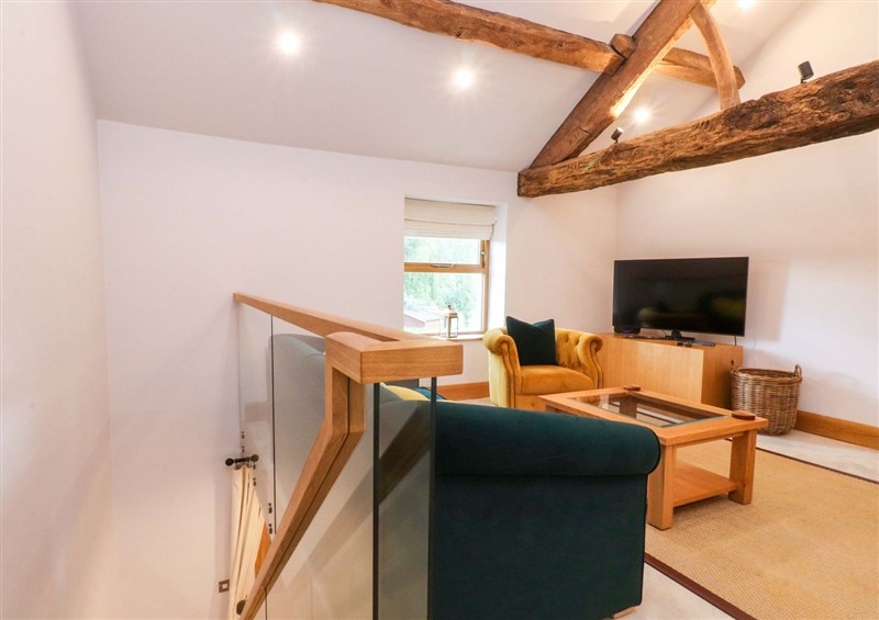 This is the living room at Welly Bob Cottage, Airton