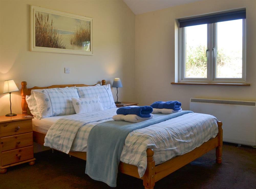 Double bedroom at Wellys Wallow in St Kew, near Port Isaac, Cornwall