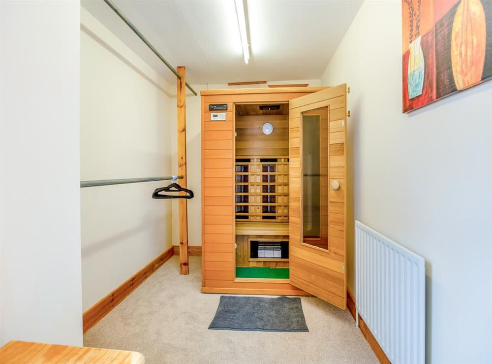 Sauna at Welton House in Orby, near Skegness, Lincolnshire